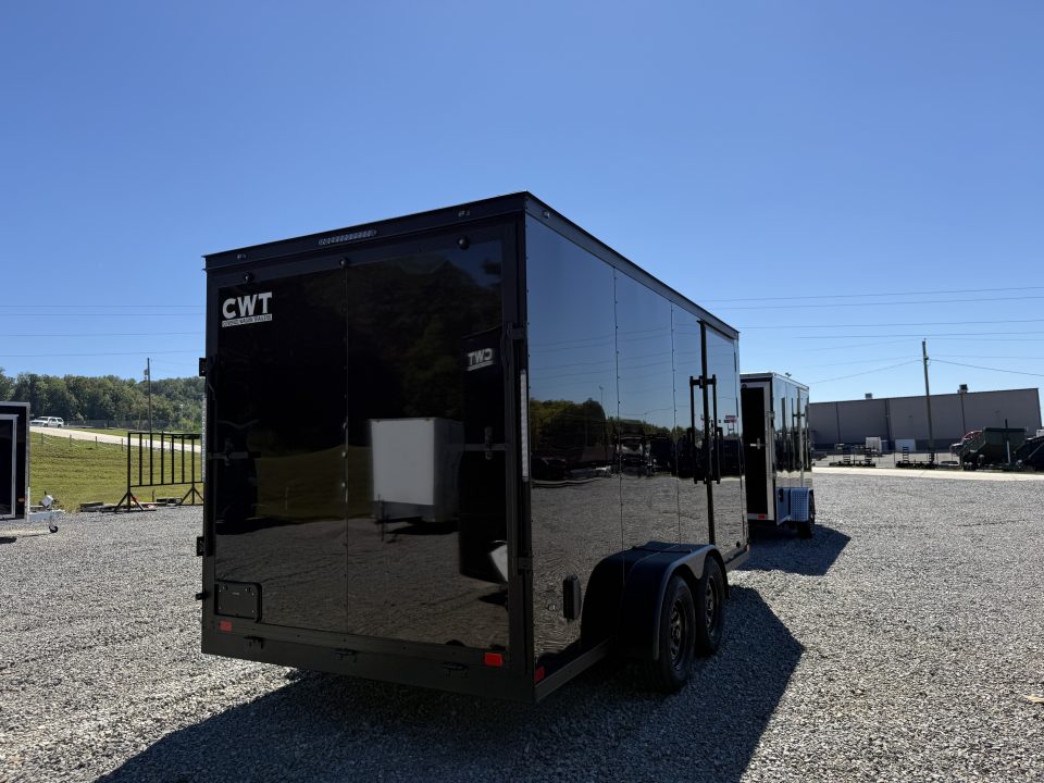 New 2027 Covered Wagon Trailers 7X16 TA2 B/O 7' INT BAR LOCK ON SIDE DOOR Cargo / Enclosed Trailer