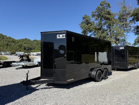 New 2027 Covered Wagon Trailers 7X16 TA2 B/O 7' INT BAR LOCK ON SIDE DOOR Cargo / Enclosed Trailer
