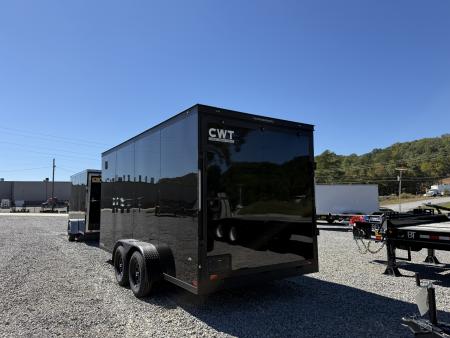 New 2027 Covered Wagon Trailers 7X16 TA2 B/O 7' INT BAR LOCK ON SIDE DOOR Cargo / Enclosed Trailer