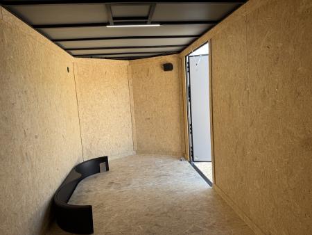 New 2027 Covered Wagon Trailers 7X16 TA2 B/O 7' INT BAR LOCK ON SIDE DOOR Cargo / Enclosed Trailer