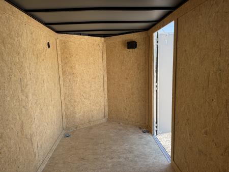 New 2027 Covered Wagon Trailers 6X12 SA BAR LOCK POLY Cargo / Enclosed Trailer