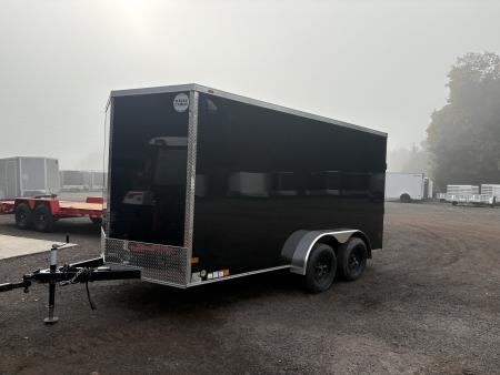 New 2027 Wells Cargo Fasttrac Deluxe 7x14 6'6  Interior Height Cargo / Enclosed Trailer with Ramp