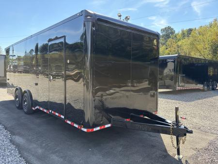 New 2026 Spartan 24' PRO Race Enclosed Trailer, 12K GVWR Torsion Spread Axles, Polycor, Finished Race Interior, A/C