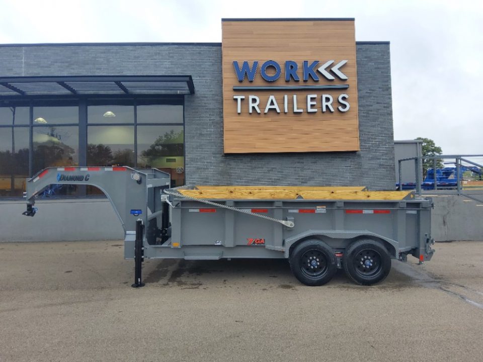 New 2027 Diamond C Trailers LPT207-GN-PACESET Dump Trailer