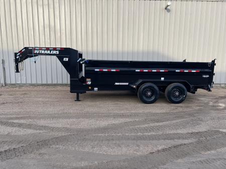 New 2027 PJ Trailers 16' Gooseneck DE 10K's Dump Trailer