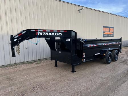 New 2027 PJ Trailers 16' Gooseneck DE 10K's Dump Trailer