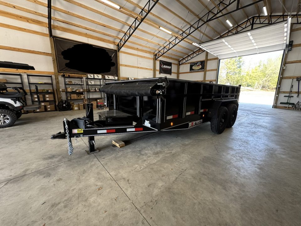 New 2026 Triple R Trailers 7x14x2 Dump Trailer