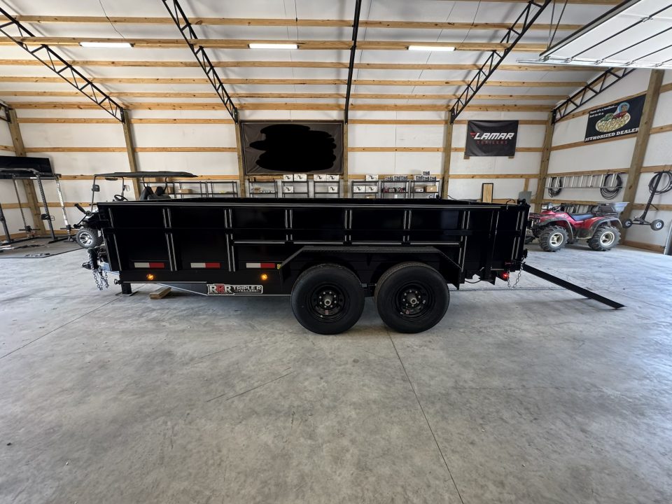 New 2026 Triple R Trailers 7x14x2 Dump Trailer