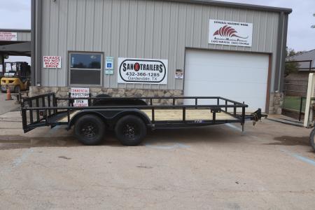 New 2026 TTS Trailers 83 X16' Pipe Top Utility Trailer