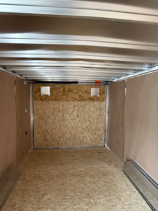 New 2027 Lightning 8.5 x 20 Enclosed All Aluminum Car Hauler with Ramp 7K GVW 6ft 6in Interior Height