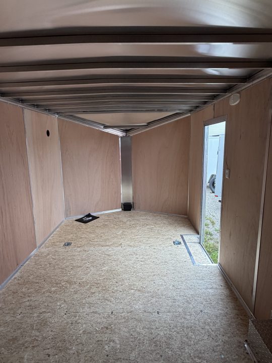 New 2027 Lightning 8.5 x 20 Enclosed All Aluminum Car Hauler with Ramp 7K GVW 6ft 6in Interior Height
