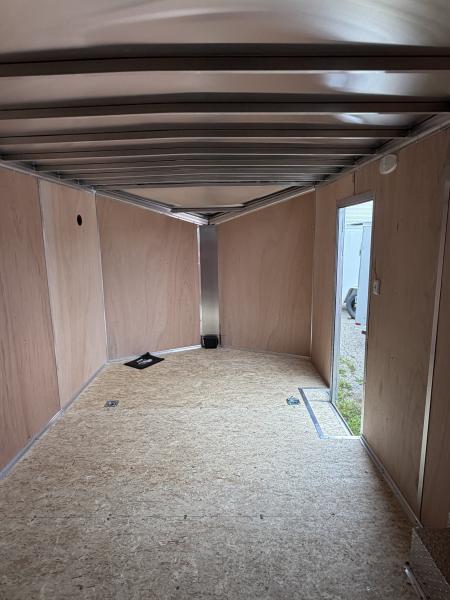 New 2027 Lightning 8.5 x 20 Enclosed All Aluminum Car Hauler with Ramp 7K GVW 6ft 6in Interior Height
