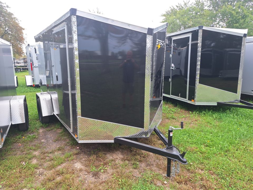 New 6x12 Stealth Trailer Single Axle Cargo / Enclosed Trailer W/ Ramp Door