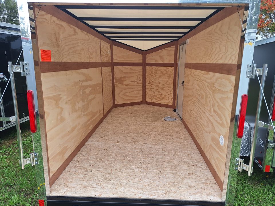 New 6x12 Stealth Trailer Single Axle Cargo / Enclosed Trailer W/ Ramp Door