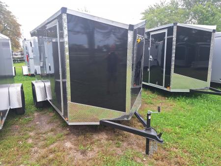New 6x12 Stealth Trailer Single Axle Cargo / Enclosed Trailer W/ Ramp Door