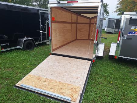 New 6x12 Stealth Trailer Single Axle Cargo / Enclosed Trailer W/ Ramp Door