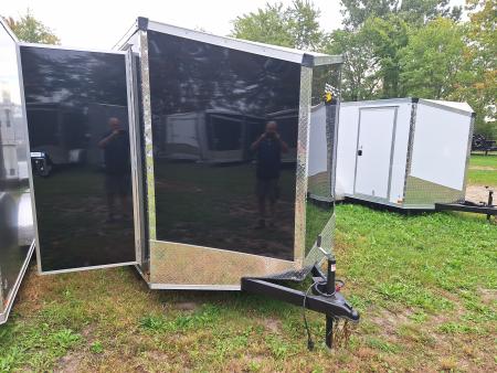 New 7x14 Cargo / Enclosed Trailer W/ Ramp Door