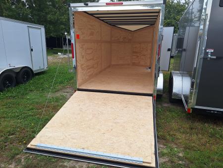 New 7x14 Cargo / Enclosed Trailer W/ Ramp Door