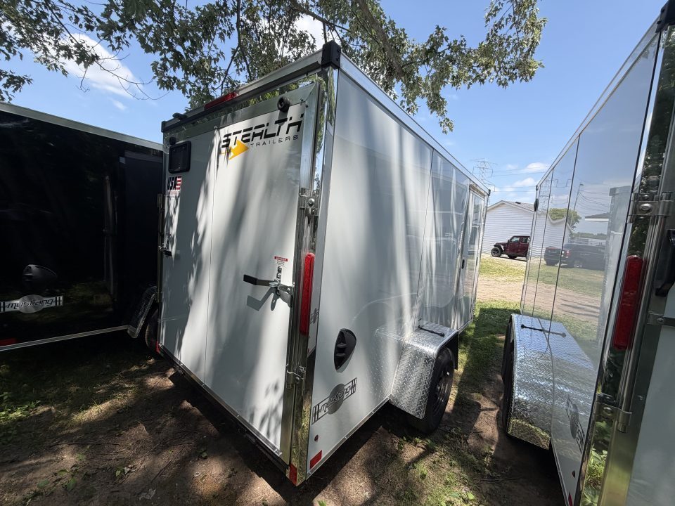 New 2027 Stealth Mustang 6 x 12 Enclosed Trailer w/ RAMP DOOR (Single) Cargo / Enclosed Trailer NEW MODEL - Screwless and Light Lid Roofing !!