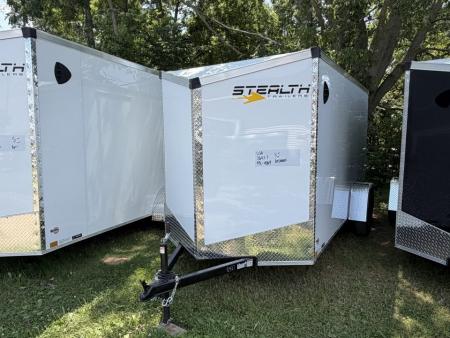 New 2027 Stealth Mustang 6 x 12 Enclosed Trailer w/ RAMP DOOR (Single) Cargo / Enclosed Trailer NEW MODEL - Screwless and Light Lid Roofing !!