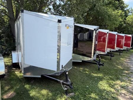 New 2027 Stealth Mustang 6 x 12 Enclosed Trailer w/ RAMP DOOR (Single) Cargo / Enclosed Trailer NEW MODEL - Screwless and Light Lid Roofing !!