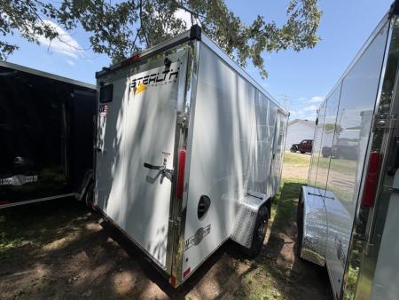 New 2027 Stealth Mustang 6 x 12 Enclosed Trailer w/ RAMP DOOR (Single) Cargo / Enclosed Trailer NEW MODEL - Screwless and Light Lid Roofing !!