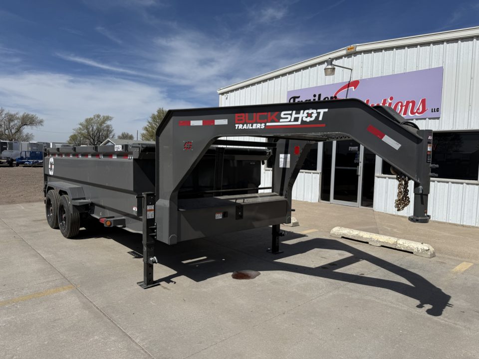 New 2027 Buckshot MFG GTI316 16' X 83" X 36" 8K Axles Dump Trailer