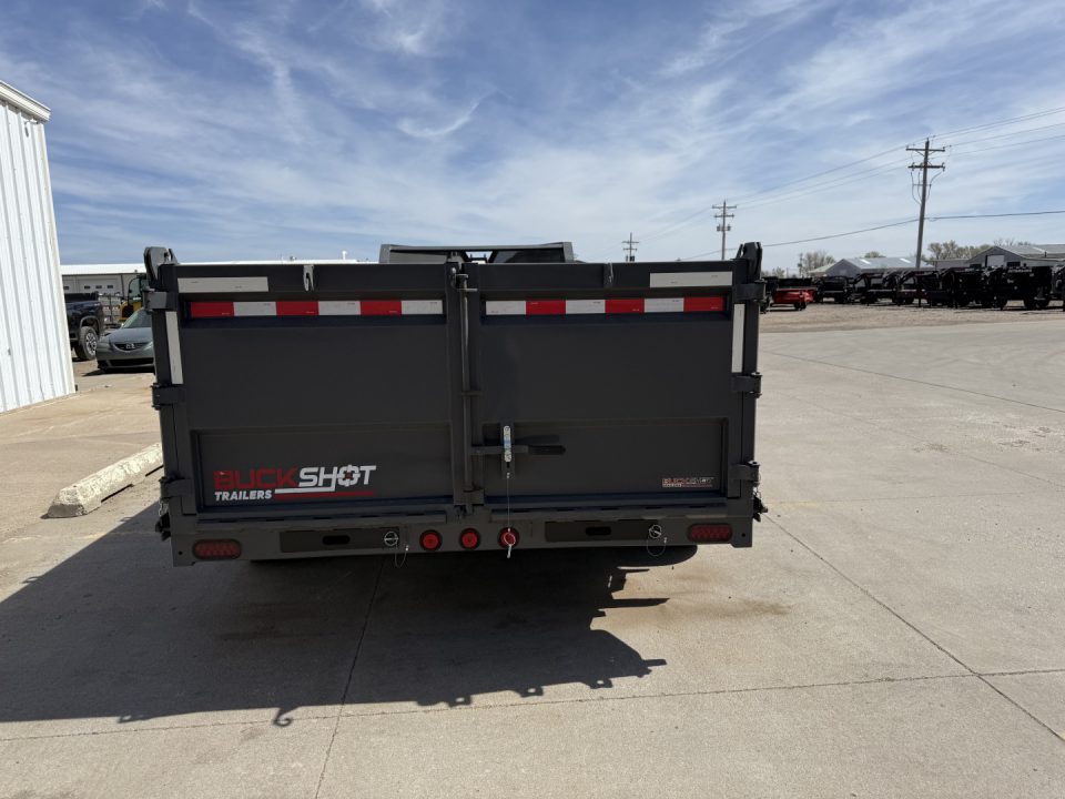 New 2027 Buckshot MFG GTI316 16' X 83" X 36" 8K Axles Dump Trailer