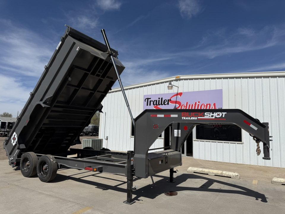 New 2027 Buckshot MFG GTI316 16' X 83" X 36" 8K Axles Dump Trailer