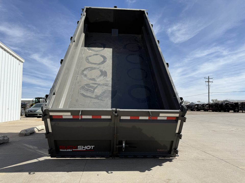 New 2027 Buckshot MFG GTI316 16' X 83" X 36" 8K Axles Dump Trailer