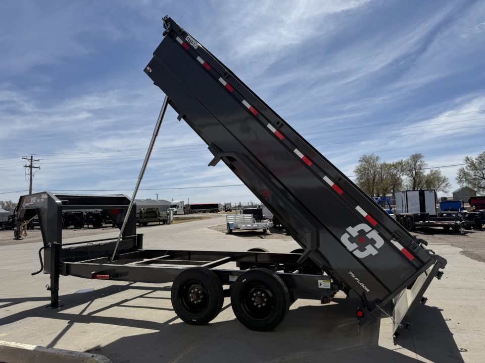 New 2027 Buckshot MFG GTI316 16' X 83" X 36" 8K Axles Dump Trailer