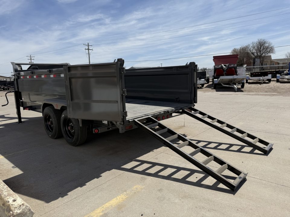 New 2027 Buckshot MFG GTI316 16' X 83" X 36" 8K Axles Dump Trailer