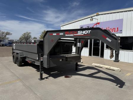 New 2027 Buckshot MFG GTI316 16' X 83" X 36" 8K Axles Dump Trailer