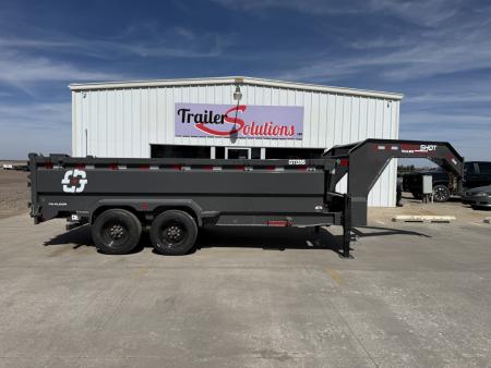New 2027 Buckshot MFG GTI316 16' X 83" X 36" 8K Axles Dump Trailer
