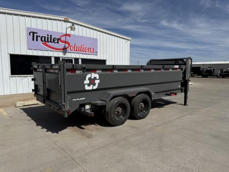 New 2027 Buckshot MFG GTI316 16' X 83" X 36" 8K Axles Dump Trailer