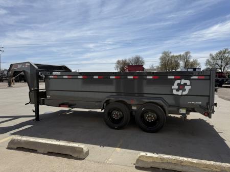 New 2027 Buckshot MFG GTI316 16' X 83" X 36" 8K Axles Dump Trailer