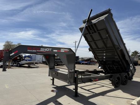 New 2027 Buckshot MFG GTI316 16' X 83" X 36" 8K Axles Dump Trailer