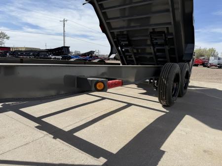 New 2027 Buckshot MFG GTI316 16' X 83" X 36" 8K Axles Dump Trailer