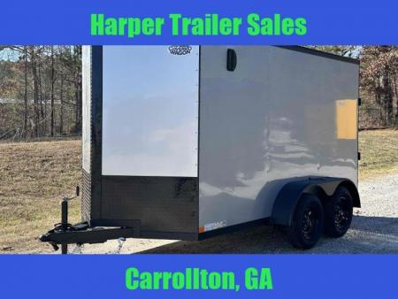 New 2027 COVERED WAGON 6X12 TANDEM AXLE ENCLOSED TRAILER WITH BLACKOUT KIT