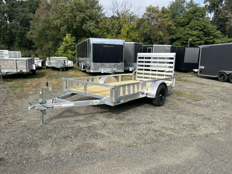 New 2027 ALCOM 6 ft. wide by 12 ft. long , single axle with lift out side ramps Utility Trailer