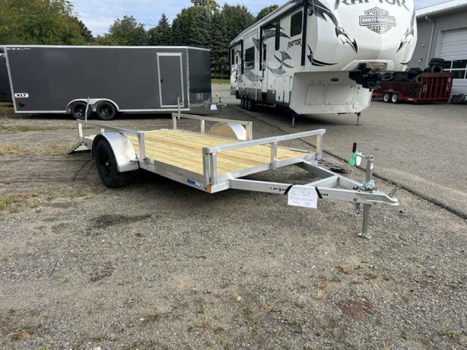 New 2027 ALCOM 6 ft. wide by 12 ft. long , single axle with lift out side ramps Utility Trailer