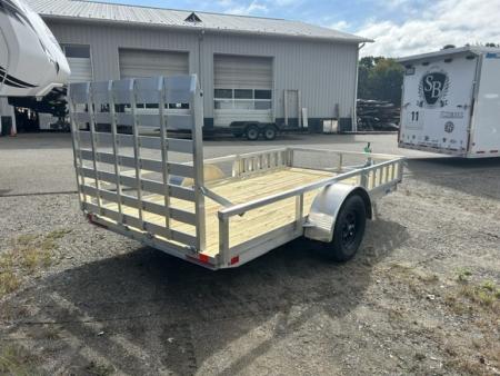 New 2027 ALCOM 6 ft. wide by 12 ft. long , single axle with lift out side ramps Utility Trailer