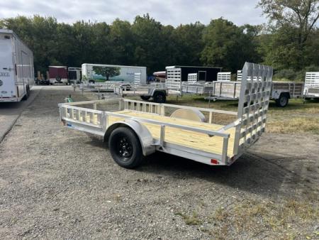 New 2027 ALCOM 6 ft. wide by 12 ft. long , single axle with lift out side ramps Utility Trailer