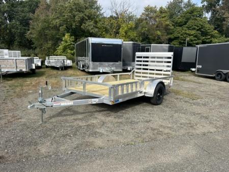 New 2027 ALCOM 6 ft. wide by 12 ft. long , single axle with lift out side ramps Utility Trailer