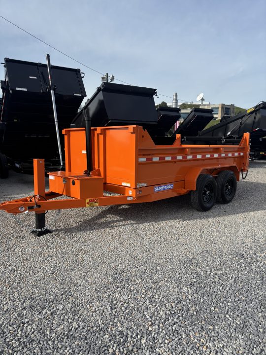New 2027 Sure-Trac 6x12 Telescopic Dump Trailer With Hydraulic Jack