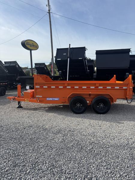 New 2027 Sure-Trac 6x12 Telescopic Dump Trailer With Hydraulic Jack