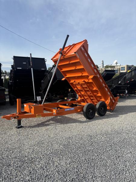 New 2027 Sure-Trac 6x12 Telescopic Dump Trailer With Hydraulic Jack