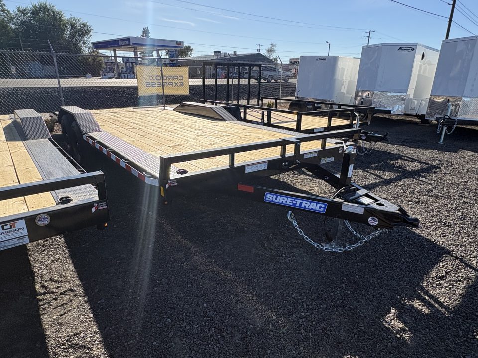 New 8.5X18+2 10K Sure-Trac Drive-Over Fenders Car Hauler