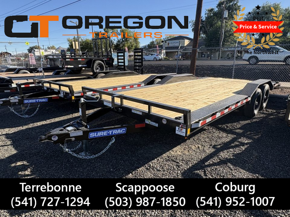 New 8.5X18+2 10K Sure-Trac Drive-Over Fenders Car Hauler