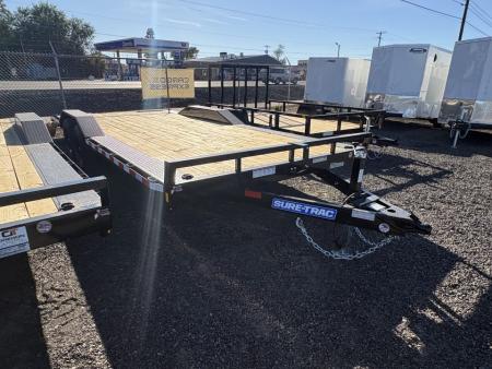 New 8.5X18+2 10K Sure-Trac Drive-Over Fenders Car Hauler